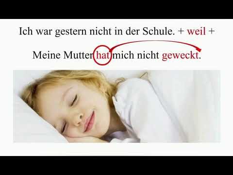 Видео: Урок 34. Порядок слів після weil, da. Підрядні речення причини у німецькій мові (Kausalsätze).