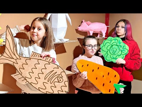 Видео: ПОБЕГ из КАРТОННОЙ ШКОЛЫ! Ребята сбежали с уроков!