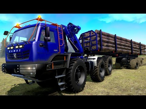 Видео: Камаз Арктика обзор мода Spintires: MudRunner