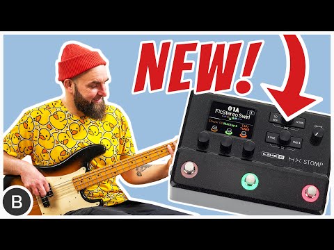 Видео: CRAZY LINE 6 HX STOMP BASS ЗВУКИ!!