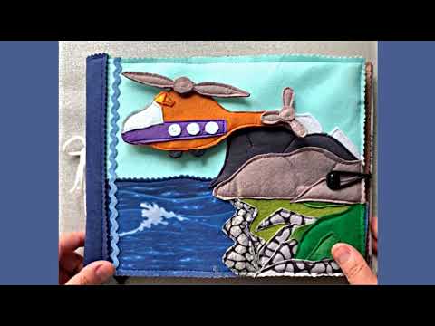 Видео: Книжка из фетра. Мальчишкина книжка