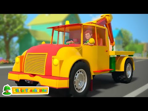 Видео: Little Tree House - Колеса на aевакуатор Пісня Для дітей + більше дошкільний відео і віршами