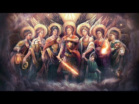 Видео: Семь архангелов защищают вас и уничтожают всю темную энергию с помощью дельта-волн, исцеляя душу