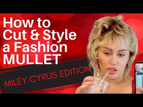 Видео: Как подстричься и уложить модную прическу маллет | Стиль Майли Сайрус