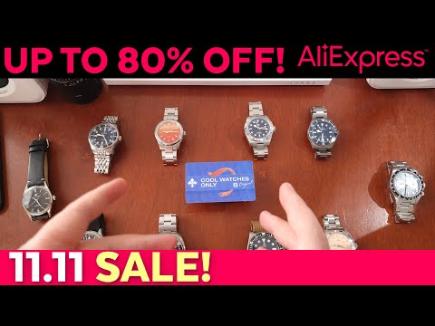 Видео: 10 ЛУЧШИХ механических часов на распродаже AliExpress 11.11