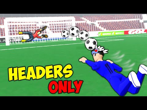 Видео: Могу ли я выиграть, забивая только головой в реалистичном уличном футболе? (Roblox)