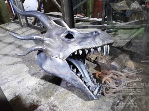 Видео: Кованый Дракон, процесс изготовления.