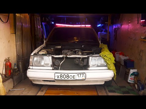 Видео: Mercedes W124. Замена двигателя и кпп.