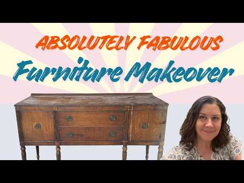 Видео: Я превратил этот старый буфет во что-то потрясающее!