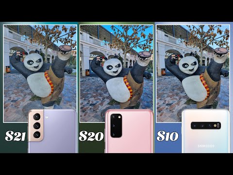 Видео: Сравнение камер Samsung Galaxy S21, S20 и S10
