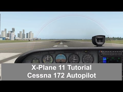 Видео: X-Plane 11 - автопилот Cessna 172