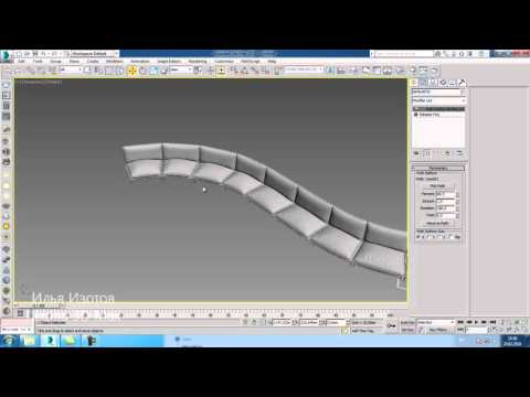 Видео: Уроки 3Ds Max.PathDeform в 3D Max. Шпаргалки часть 26. Проект Ильи Изотова.