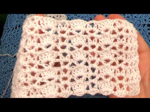 Видео: Нежный УЗОР , Вязание КРЮЧКОМ , crochet pattern  ( узор № 388)