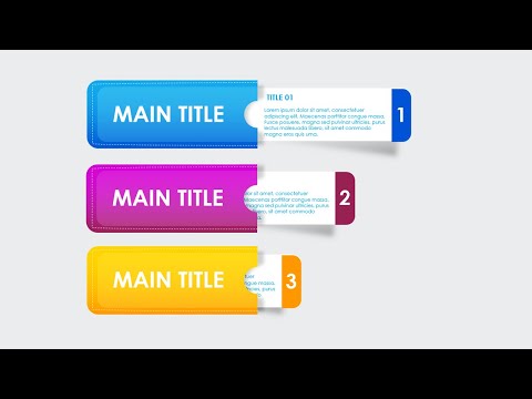 Видео: Анимированный слайд PowerPoint с тремя вариантами настроек | Корпоративная презентация
