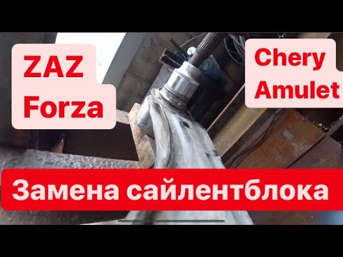 Видео: Замена заднего сайлентблока ZAZ Forza / chery amulet