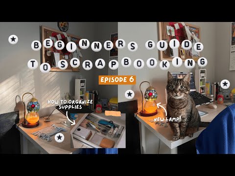 Видео: Руководство для начинающих по скрапбукингу 💌 Эпизод 6: организация принадлежностей для ведения дн...