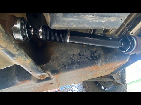 Видео: Установка и замена карданных валов ШРУСов Jeep Wrangler JK Terraflex.