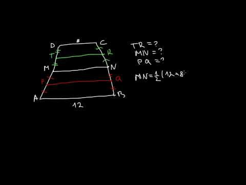 Видео: Математика 8 клас. Задачи за средна отсечка