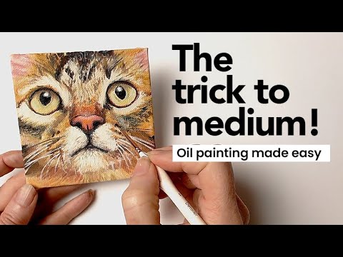 Видео: Сколько нужно использовать? Нет медиума или слишком много? | Простота масляной живописи