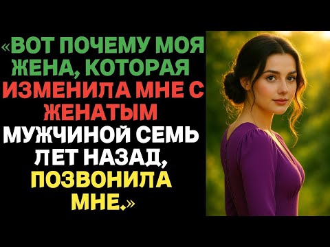 Видео: «Вот почему моя жена, которая изменила мне с женатым мужчиной семь лет назад, позвонила мне.»
