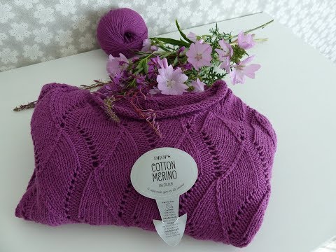 Видео: Джемпер из Cotton Merino от Drops