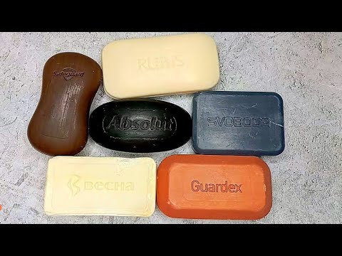 Видео: ASMR cutting soap, carving soap, relax, резка сухого мыла