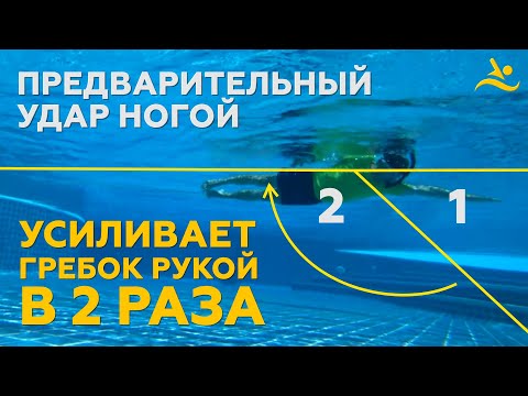 Видео: Тонкости 2х ударного кроля! Как сберечь энергию, увеличив дистанцию заплыва без остановки в 5 раз!
