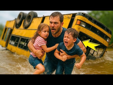 Видео: Он спас близнецов из тонущего автобуса… но не догадывался, чьими детьми они окажутся