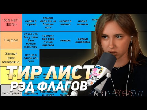 Видео: КСЮША КОБА СОСТАВЛЯЕТ ТИР ЛИСТ РЭД ФЛАГОВ