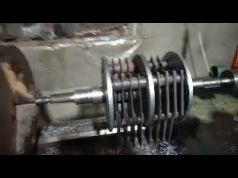 Видео: мощная зернодробилка на 220 в 4.5 кВт 3000 об.ч 3.делаем вал.feed chopper 220 V