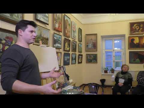 Видео: Мастер-класс по живописи маслом. Как написать зимний пейзаж