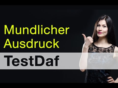 Видео: TestDaf Mundlicher Ausdruck. Стратегия и советы. #testdaf