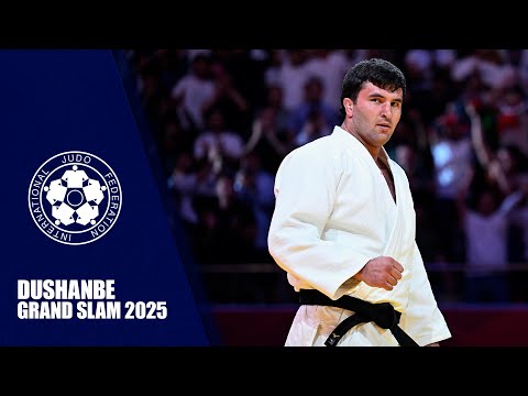 Видео: Рақобатҳои Темур Раҳимов (+100КГ) дар Dushanbe Grand Slam 2025