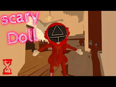 Видео: Игра в кальмара со Страшной Куклой // Scary Doll