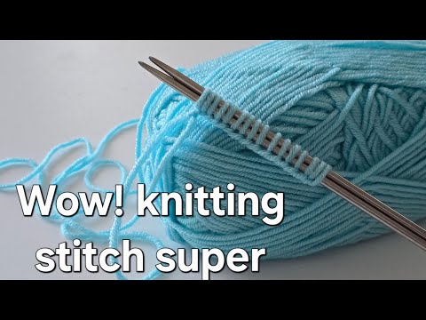 Видео: Ух ты! Вы не поверите, насколько ЛЕГКО вязать этот красивый узор.