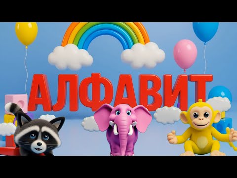 Видео: АЛФАВИТ для детей от А до Я. Учим животных