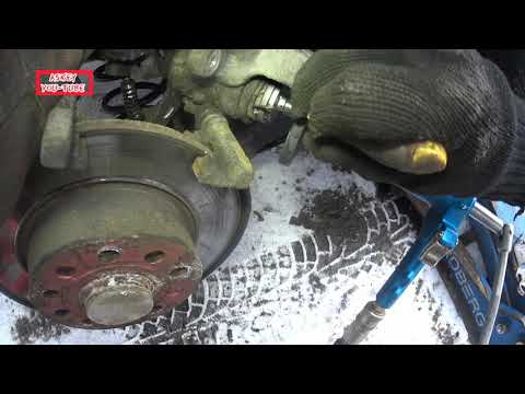 Видео: ✅✌🎥🛠👍 Skoda Octavia III (A7)  замена  задних  тормозных  колодок