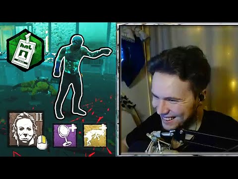 Видео: Майкл на Хоукинсе с Нокаутом и вторым зеркалом - невыносимо душное сочетание! | Dead By Daylight