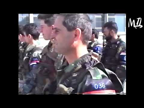 Видео: Вукови са Дрине између два терена, слободно вријеме користе за обуку 21.2. 1995. #републикасрпска