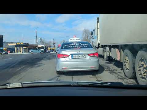 Видео: рух від "ІнтерПайп" по вул.Журналістів до перетину з вул. Дніпросталівською (маршр.1,2,3,6) ТСЦ 1249