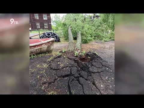 Видео: Ураган в Аркуле снес крыши домов