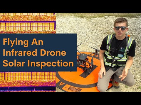 Видео: Инспекция солнечной энергии с помощью инфракрасного дрона