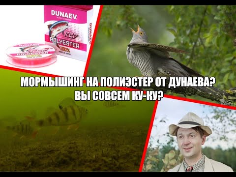 Видео: МОРМЫШИНГ на полиэстер от Дунаева? Вы совсем ку-ку?