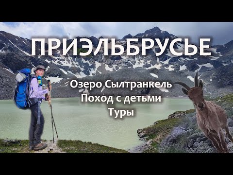 Видео: Приэльбрусье с детьми. Поход на озеро Сылтранкель