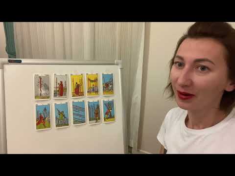 Видео: Как легко запомнить значение карт Таро. Масть жезлы. Младшие арканы