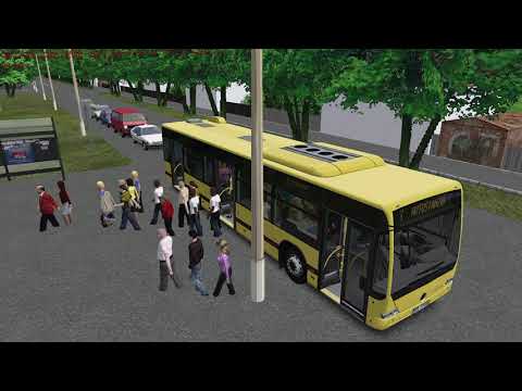 Видео: OMSI 2 MICHURINO. По деревне на Мерседесе