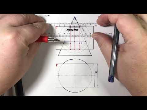 Видео: Задача 4.3.6 по начертательной геометрии