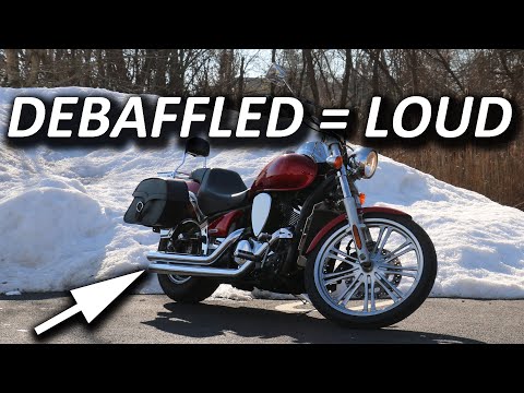 Видео: Выхлопная система Vulcan Custom 900 Cobra — без перегородок