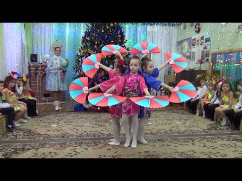 Видео: Танец с веерами "Цветение сакуры"