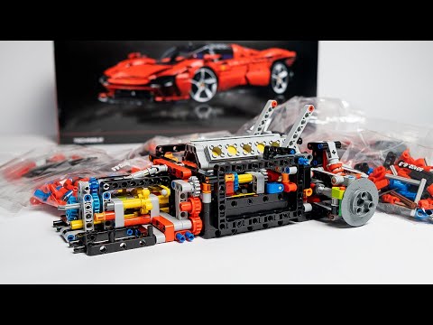 Видео: СБОРКА КИТАЙСКОЙ FERRARI DAYTONA SP3 c Вайлдберриз! / Часть 1 / Китайская копия LEGO Technic 42143!
